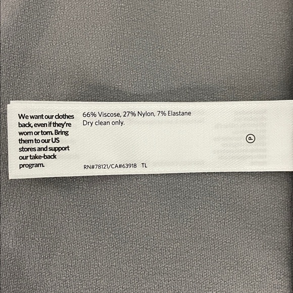 Eileen Fisher Longline Open Blazer Jacket Gray Lightweight Stretch Crepe Large - Picture 3 of 9